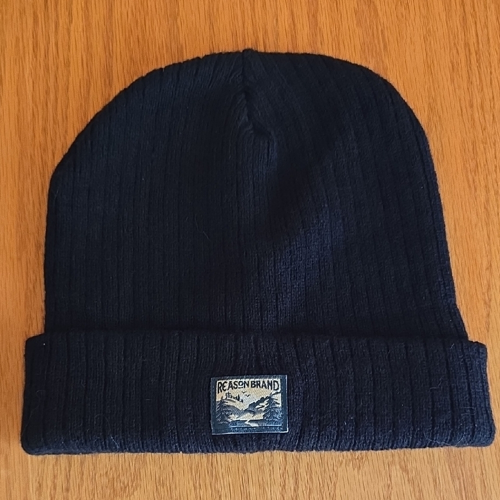 Reason Brand Navy Knit Beanie